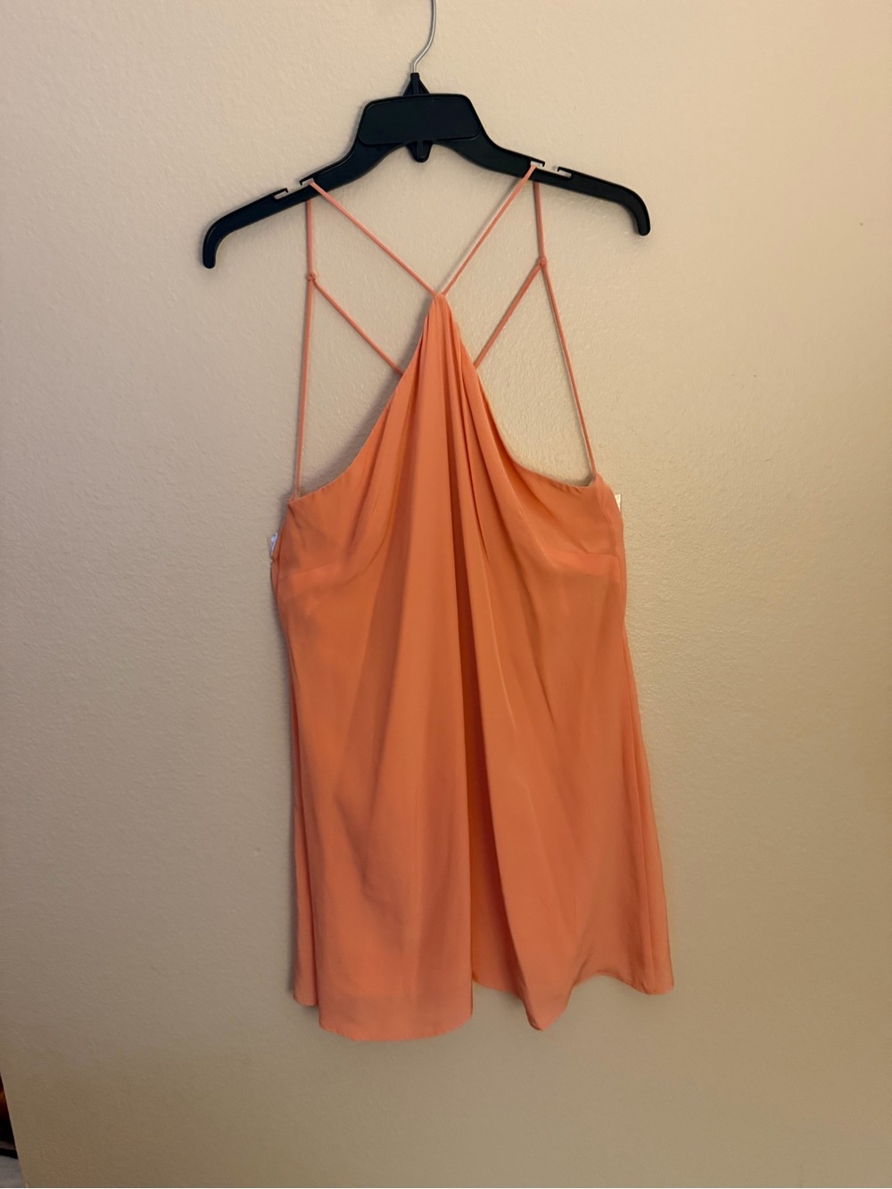 Lavender Brown Peach Strappy Cami Top